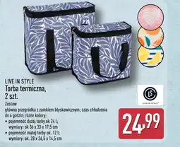 ALDI Torba termiczna Live in style oferta