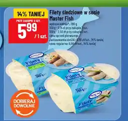 Polomarket Filety śledziowe w sosie śmietanowym Master Fish oferta