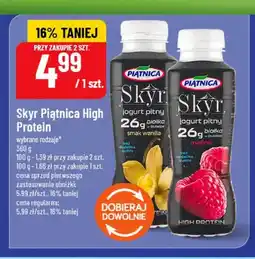 Polomarket Jogurt pitny Skyr Piątnica High Protein o smaku waniliowym oferta