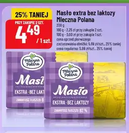 Polomarket Masło ekstra bez laktozy Mleczna Polana oferta