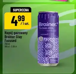 Polomarket Napój gazowany Brainer Stay Focused Jagoda-Mango oferta