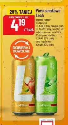 Polomarket Piwo smakowe Lech Apple & Lemongrass oferta