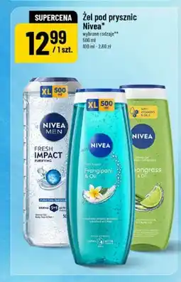 Polomarket Żel pod prysznic Nivea Men Fresh Impact oferta