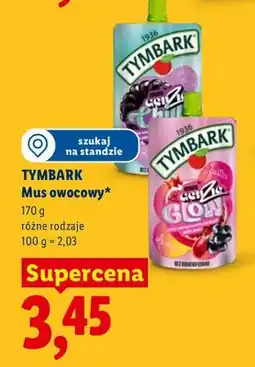 Lidl Mus owocowy Tymbark Sexi oferta