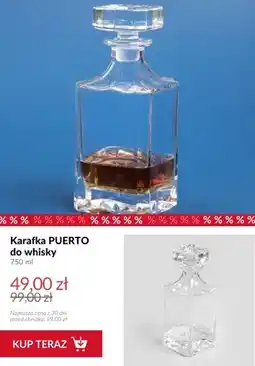 Homla Karafka do whisky PUERTO oferta