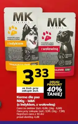 Hitpol Karma dla psa z wołowiną MK Animals oferta