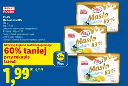 Lidl Masło Pilos oferta