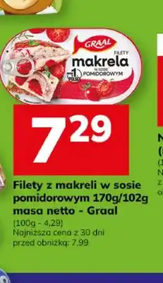 Hitpol Filety z makreli w sosie pomidorowym Graal oferta