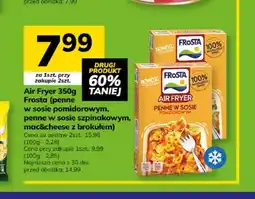 Hitpol Danie mrożone Air Fryer Penne w sosie pomidorowym Frosta oferta