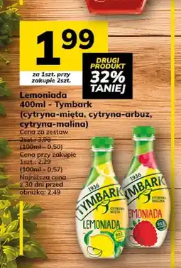 Hitpol Lemoniada cytryna-mięta Tymbark oferta