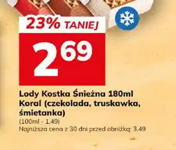 Hitpol Lody Kostka Śnieżna Koral truskawka oferta