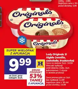 Hitpol Lody Originals wanilia oferta