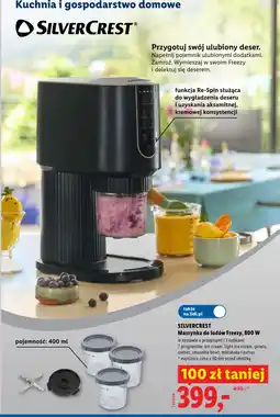 Lidl Maszynka do lodów SilverCrest oferta