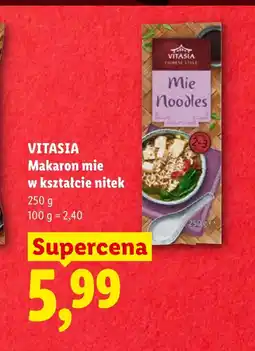 Lidl Makaron Vitasia oferta