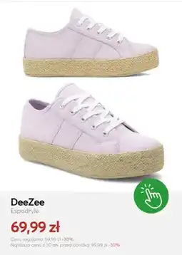 eobuwie Espadryle damskie DeeZee oferta