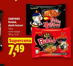 Lidl Ramen Samyang oferta