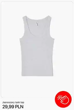 Cropp Jasnoszary tank top Cropp oferta
