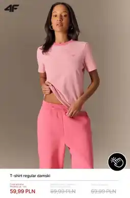 4F T-shirt regular damski 4F oferta