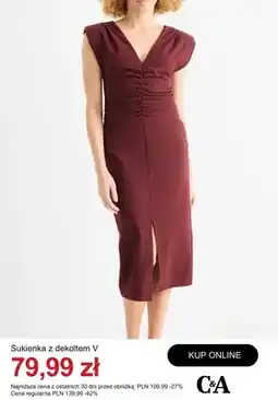 C&A Sukienka z dekoltem V C&A oferta