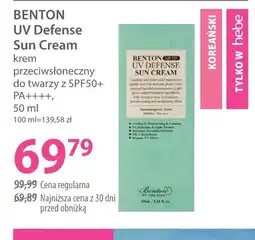 Hebe Krem przeciwsłoneczny Benton oferta