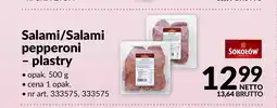 Makro Salami plastry Sokołów oferta