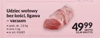 Makro Udziec wołowy bez kości ligawa vacuum oferta