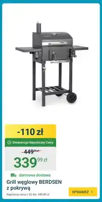 ERLI Grill węglowy Berdsen z pokrywą oferta