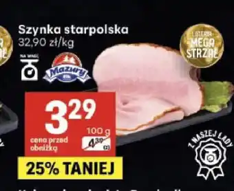 Delikatesy Centrum Szynka staropolska Mazury oferta