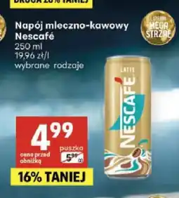 Delikatesy Centrum Napój mleczno-kawowy Nescafé Latte oferta
