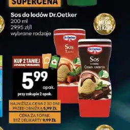 Delikatesy Centrum Sos do lodów toffi Dr. Oetker oferta