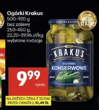 Delikatesy Centrum Ogórki konserwowe Krakus oferta