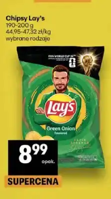Delikatesy Centrum Chipsy Lay's Green Onion oferta