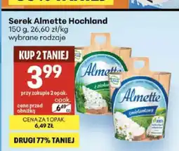 Delikatesy Centrum Serek twarogowy Almette z ziołami oferta