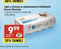 Delikatesy Centrum Jaja z chowu w ulepszonych klatkach Kurza Paczka oferta