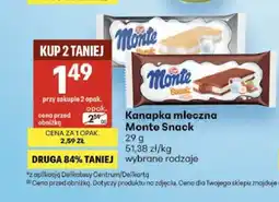 Delikatesy Centrum Kanapka mleczna Zott Monte Snack oferta
