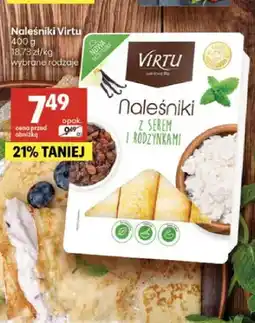 Delikatesy Centrum Naleśniki z serem i rodzynkami Virtu oferta