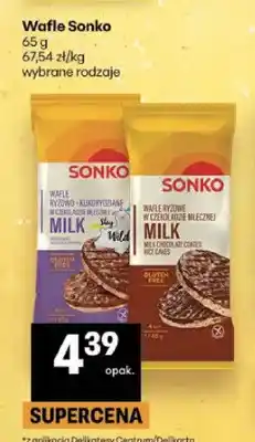 Delikatesy Centrum Wafle ryżowo-kukurydziane w czekoladzie mlecznej Sonko oferta