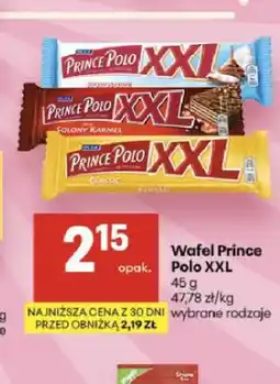 Delikatesy Centrum Wafel Prince Polo XXL Solony Karmel oferta