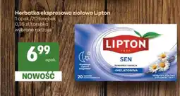 Delikatesy Centrum Herbatka ekspresowa ziołowa Lipton Sen oferta