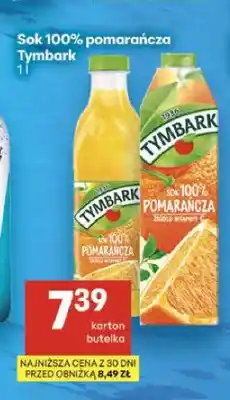 Delikatesy Centrum Sok 100% pomarańcza Tymbark karton oferta