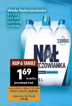 Delikatesy Centrum Woda mineralna Nałęczowianka niegazowana 6-pak oferta