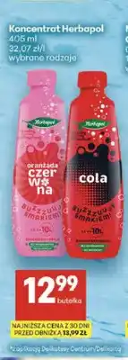 Delikatesy Centrum Koncentrat Herbapol Oranżada Czerwona oferta