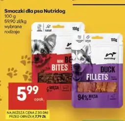 Delikatesy Centrum Smaczki dla psa Nutridog Mini Bites oferta