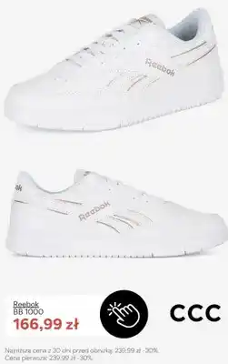 CCC Buty sportowe Reebok BB 1000 oferta