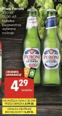 Delikatesy Centrum Piwo bezalkoholowe Peroni Nastro Azzurro oferta