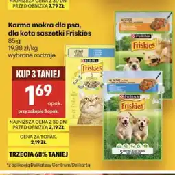 Delikatesy Centrum Karma mokra dla kota saszetki Purina Friskies oferta