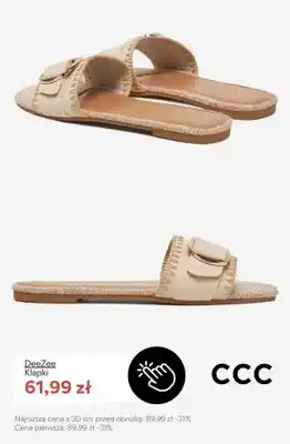 CCC Klapki damskie DeeZee oferta