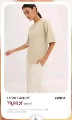 BonPrix T-shirt z wiskozy Bonprix oferta