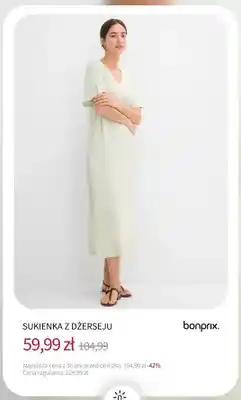 BonPrix Sukienka z dżerseju Bonprix oferta