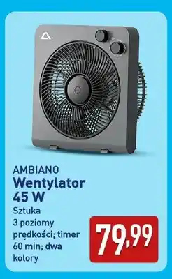 ALDI Wentylator Ambiano 45W oferta